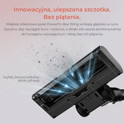 JIGOO C200 draadloze stofzuiger set met 1 HEPA-filter