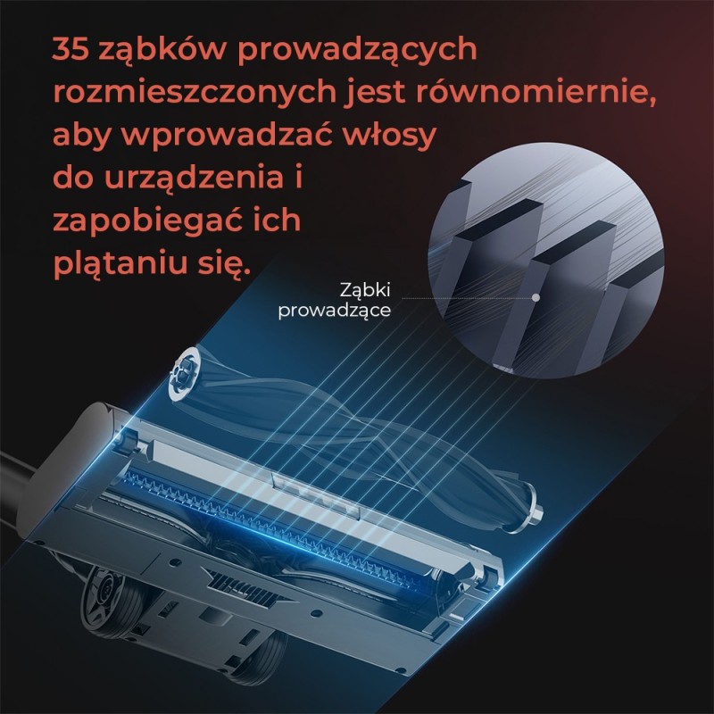 JIGOO C200 draadloze stofzuiger set met 1 HEPA-filter