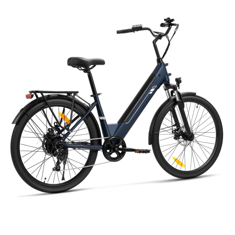 Foride Roamer 2 Step-Thru Electric Bike  250W Motor  36V 15 6Ah Battery  26'×1 75' Tires  25km/h Max Speed  100km Max Range  Mec