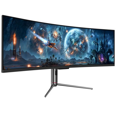 TITAN ARMY C49C1S Gaming Monitor  49 Inch 1800R Curved Fast VA Screen  5120×1440 Dual QHD  240Hz Refresh Rate  1ms MPRT  HDR400 