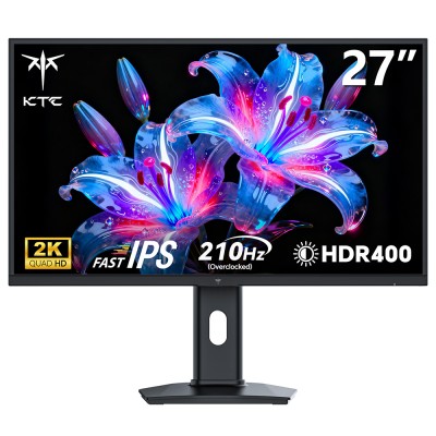 KTC H27T7P-2 Gaming Monitor27' 2560×1440 QHD 200Hz Overdrive to 210Hz