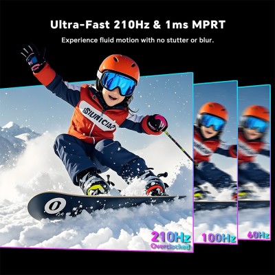 KTC H27T7P-2 Gaming Monitor27' 2560×1440 QHD 200Hz Overdrive to 210Hz