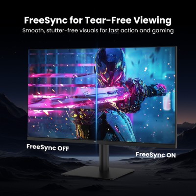 KTC H27T27 Office Monitor  27 inch 2560×1440 2K QHD Fast IPS Screen  120Hz OC Refresh Rate  99% sRGB  HDR  FreeSync 