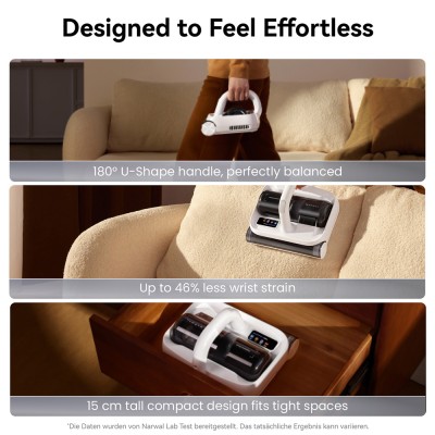 Narwal U50 Pro Smart Mattress vacuum cleaner Power 150W Suction 16KPA 2000mAh Working time 37min