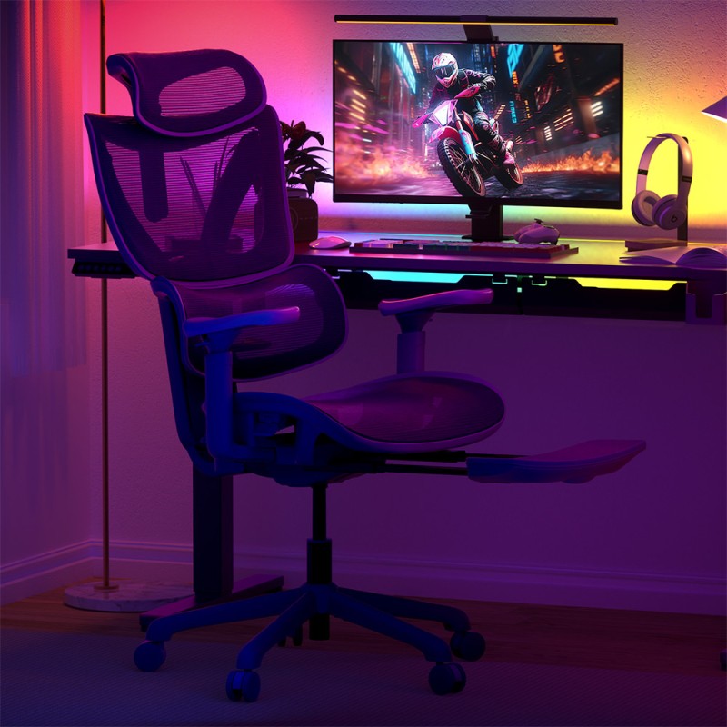 ACGAM CG-5245M Ergonomic Gaming Office Chair with Various Adjustable Options