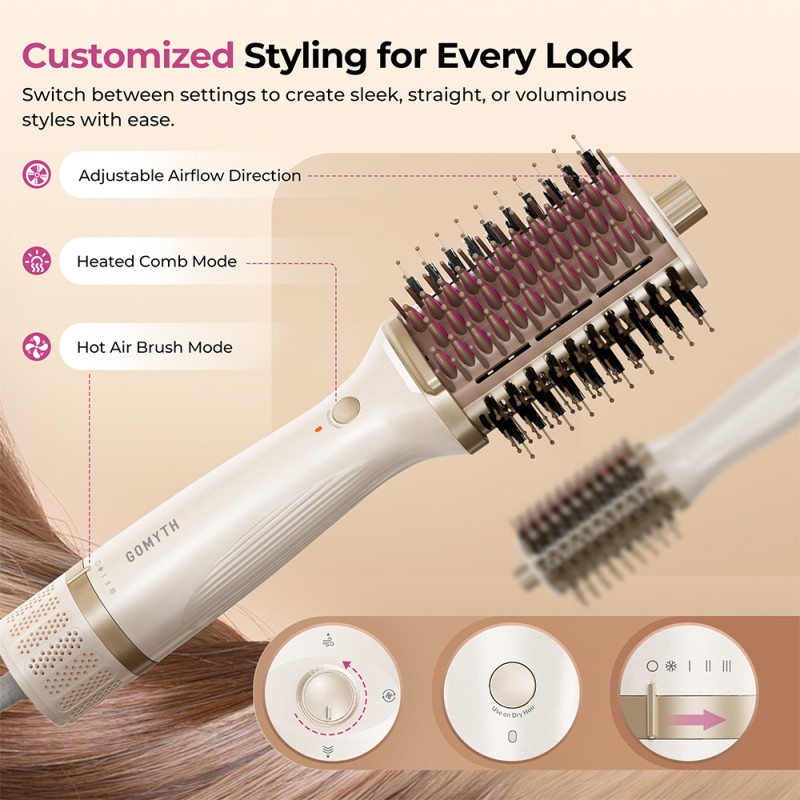 GOMYTH V1 5-in-1 Heated Comb 