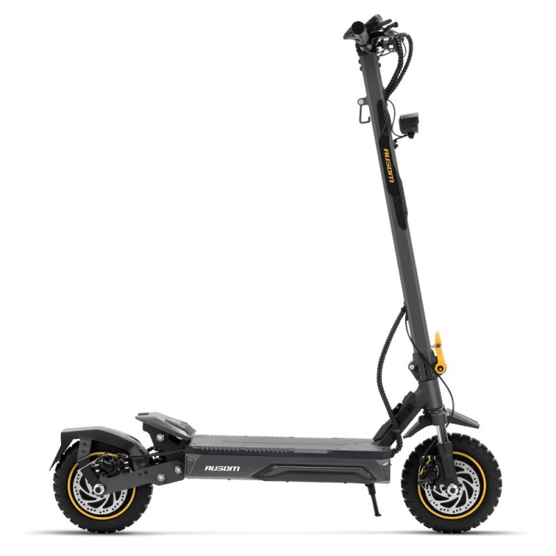 Ausom K20 Pro Elektrische Step, 2 x 1000W Motor, 90km Actieradius, Schijfremmen voor & achter - Donkergrijs