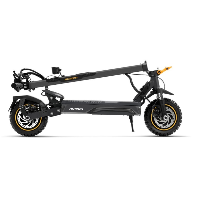 Ausom K20 Pro Elektrische Step, 2 x 1000W Motor, 90km Actieradius, Schijfremmen voor & achter - Donkergrijs