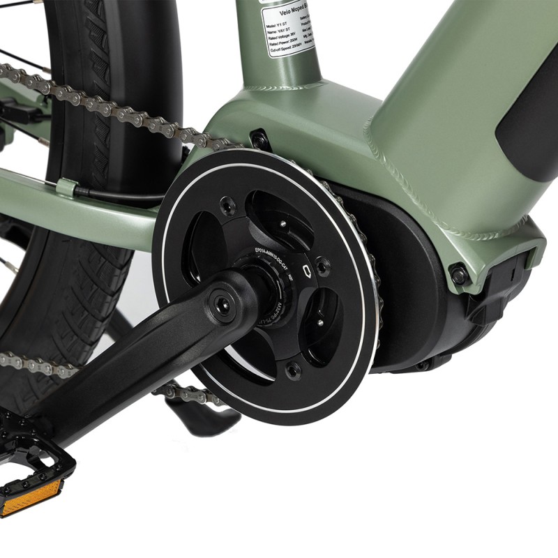 Veio Y1 ST Trekking Bike with 27 5'x17' Frame  250W Mid-Drive Motor  522Wh Battery 