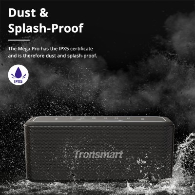 Domowy głośnik Bluetooth Tronsmart Mega Pro 60W - Czarny