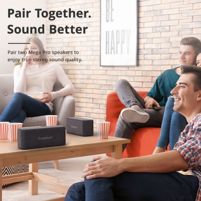 Domowy głośnik Bluetooth Tronsmart Mega Pro 60W - Czarny