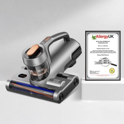 Odkurzacz UV do materacy z dualną szczotką obrotową JIMMY BX7, moc znamionowa 600W, czujnik roztoczy kurzu - Złoty