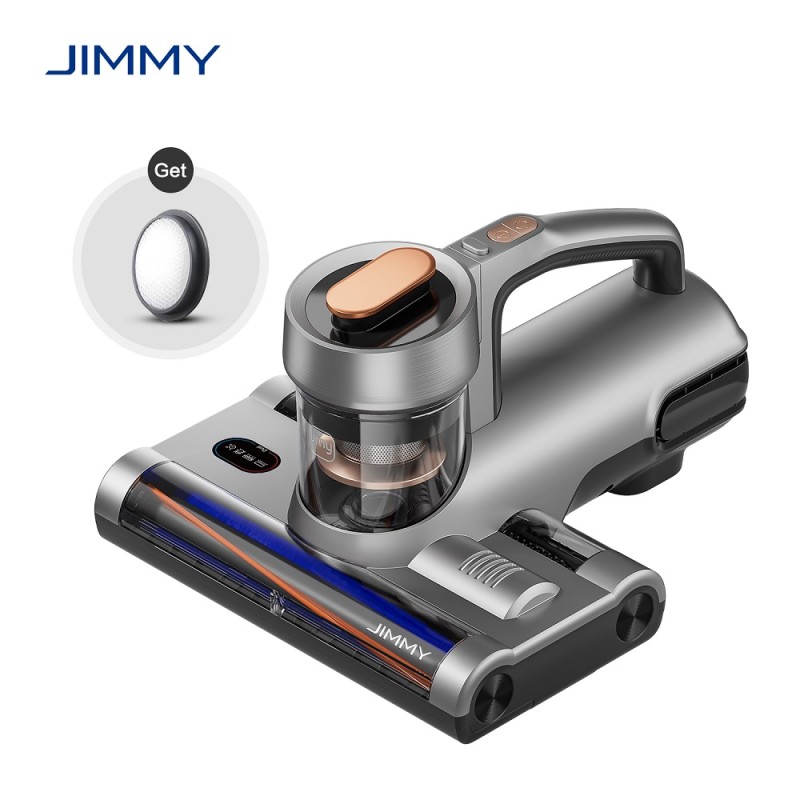 Odkurzacz UV do materacy z dualną szczotką obrotową JIMMY BX7, moc znamionowa 600W, czujnik roztoczy kurzu - Złoty