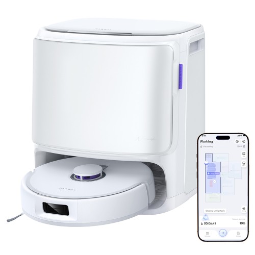 Narwal Freo X10 Pro Robot Vacuum & Mop, moc ssania 11 000 Pa, podwójny mop obrotowy - Biały 2