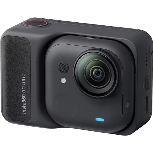 Insta360 GO Ultra kamera sportowa Standard Bundle, układ AI 5 nm do wideo 4K60fps, czujniki 1/1,28″ - Czarny 2