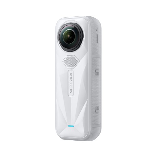 Insta360 X5 kamera sportowa Satin White Limited Edition, wideo 8K 360°, czujniki 1/1,28″ 2