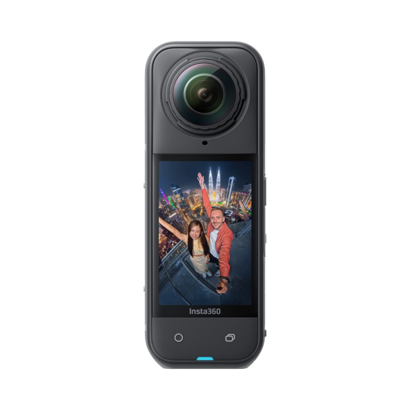 Insta360 X5 kamera sportowa Cycling Bundle, wideo 8K 360°, czujniki 1/1,28″ - Czarny o północy