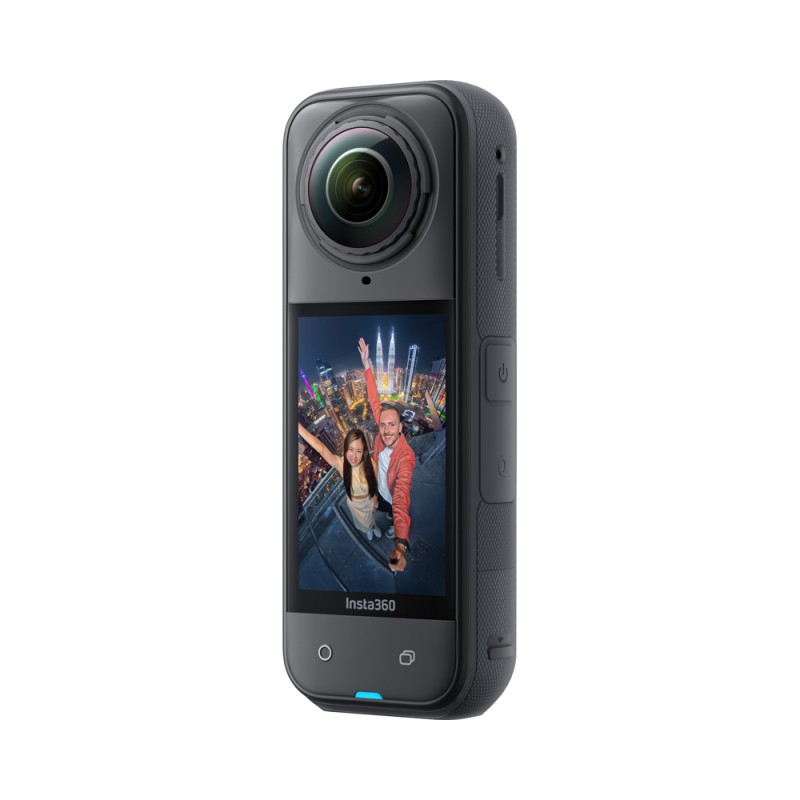 Insta360 X5 kamera sportowa Ski Bundle, wideo 8K 360°, czujniki 1/1,28″ - Czarny o północy
