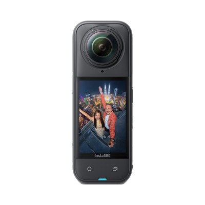 Insta360 X5 kamera sportowa Ski Bundle, wideo 8K 360°, czujniki 1/1,28″ - Czarny o północy