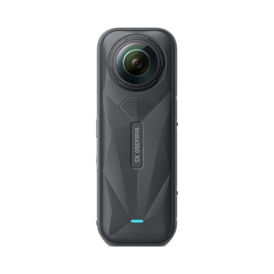 Insta360 X5 kamera sportowa Ski Bundle, wideo 8K 360°, czujniki 1/1,28″ - Czarny o północy