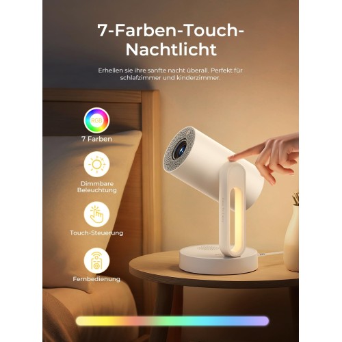 ETOE Starfish Plus Smart Projector, Google TV & Netflix-gecertificeerd, Sfeervol nachtlampje 2