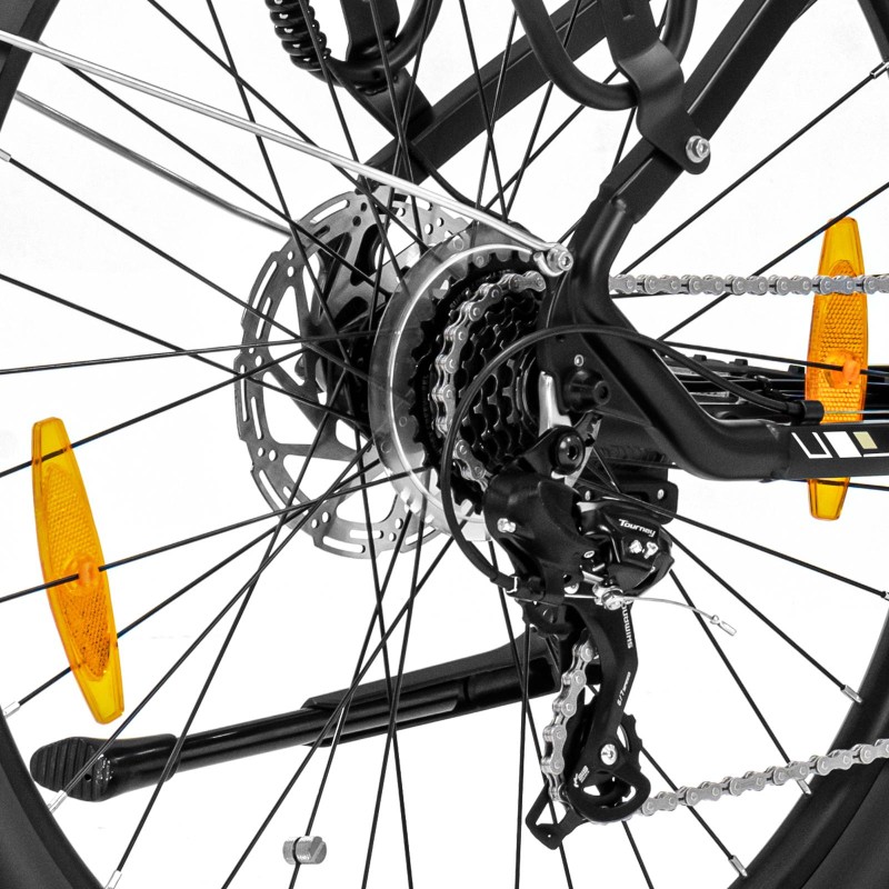 Touroll Urbano 3 Elektrische Fiets, Middenmotor met 70Nm koppel, 120km actieradius - Grijs
