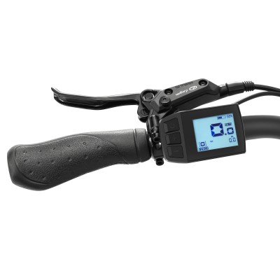 Touroll Urbano 3 Elektrische Fiets, Middenmotor met 70Nm koppel, 120km actieradius - Grijs